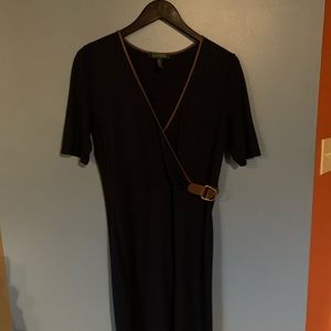 Ralph Lauren mock wrap dress